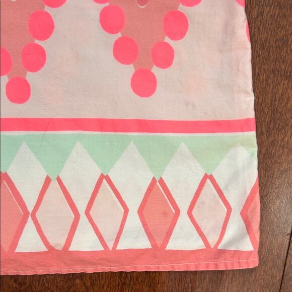 Gymboree Pink and White Geometric Pattern Cotton Dress, Size 8 - Picture 4 of 8